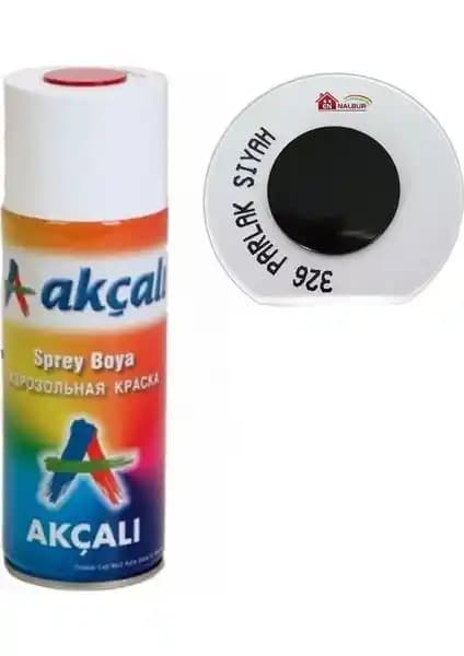 Akçalı Sprey Boya 400 ml parlak siyah yüksek dayanıklılık ve çok yönlülük sağlayan ürün