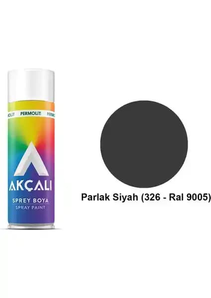 Akçalı Sprey Boya Parlak Siyah 400 ml: Dayanıklı ve Çok Yönlü Boyama Çözümü