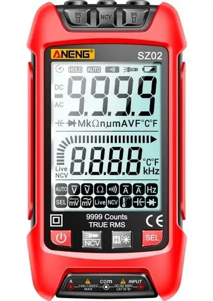 ANENG SZ02 Akıllı Dijital Multimetre: Çok Yönlü ve Güvenilir Elektrik Ölçüm Cihazı