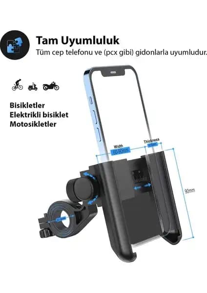 Apera An-65 Motosiklet ve Bisiklet İçin Güvenilir Otomatik Telefon Tutucu Ürün İncelemesi