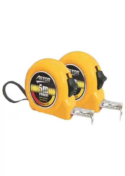 Astor 5X19Mm Şerit Metre: Dayanıklı ve Kullanışlı Ölçüm Aracı for Günlük ve Profesyonel Kullanım