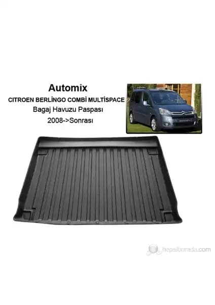 Automix Citroen Berlingo Multispace Sx Bagaj Havuzu Dayanıklı ve Estetik Koruma Çözümü