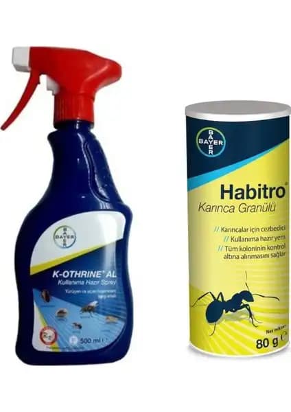 Bayer Haşere Kontrol Ürünleri K-Othrine AL 500 ve Habitro Karınca Granülü Detaylı İnceleme