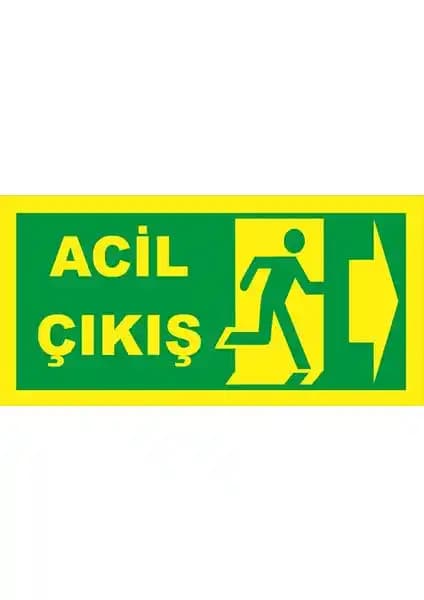 Baysan Fosforlu Fotolümen Levha ile Güvenli Çıkış Yönlendirme Çözümü