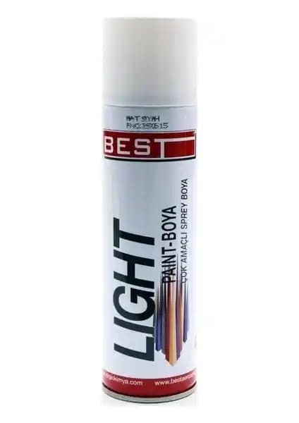 Best Mat Siyah Sprey Boya 250 ml - Çok Yönlü ve Dayanıklı Boya Çözümü