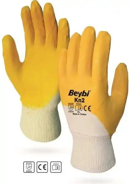 Beybi Pamuk Nitirl PMK KN2 10 Beden Eldiven: Endüstriyel ve Temizlik İşleri İçin Güvenilir Koruma