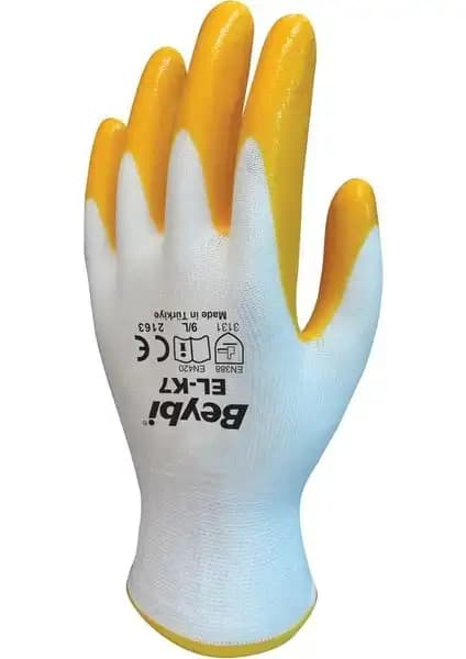Beybi Pn7 No:10 Sarı Nitril Eldiven: Endüstriyel Güvenlik ve Dayanıklılık Çözümü