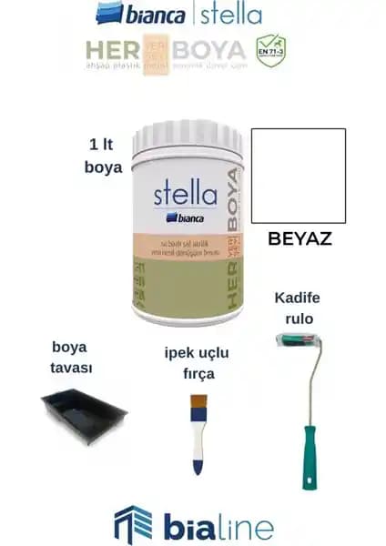 Bianca Stella Boya Seti ile Çok Yönlü ve Dayanıklı İç ve Dış Mekan Boyama Çözümü