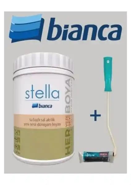 Bianca Stella Su Bazlı Akrilik ve Dekor Kadife Rulo ile Çok Yönlü Boyama Çözümü