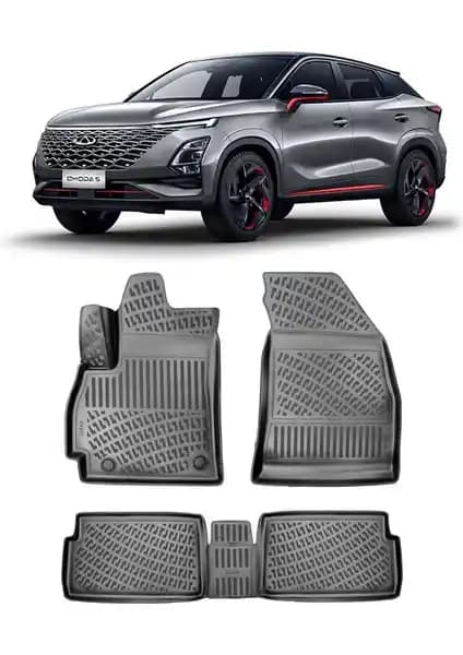 Bod Chery Omoda 5 İç ve Dış Temizlik İçin 3D Havuzlu Paspas 2023 Model