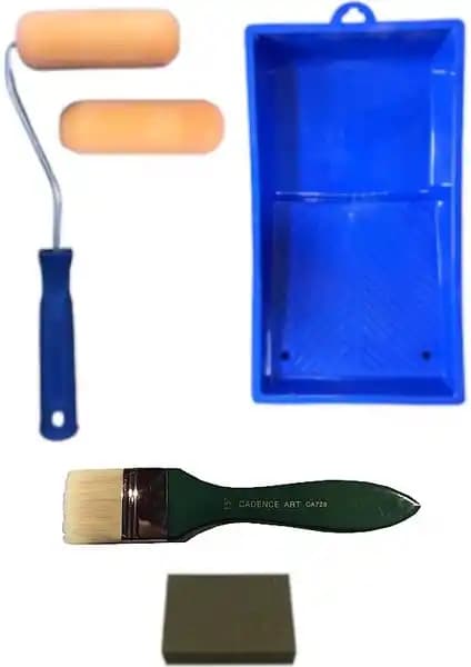 Buhobi Cadence Boya Kadife Kaplı Rulo Fırça Seti 6 Parça ile Yüksek Performanslı Boyama Deneyimi