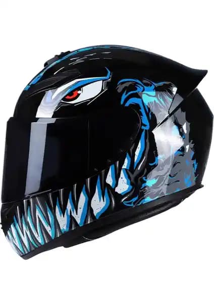 Buyfun Yetişkin Unisex Motosiklet Kaskı Güvenlik ve Konfor Sunan Modern Tasarım