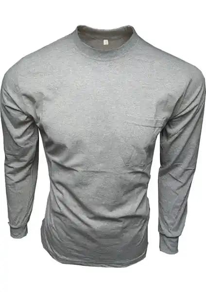 Çamdalı İş Elbiseleri Bisiklet Yaka Gri Uzun Kollu Sweatshirt Özellikleri ve Kullanım Alanları