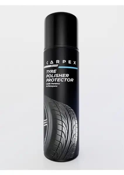 Carpex Lastik Parlatıcı ve Koruyucu Aerosol 500 ml - Uzun Süre Kalıcı Parlaklık ve Koruma Sağlar