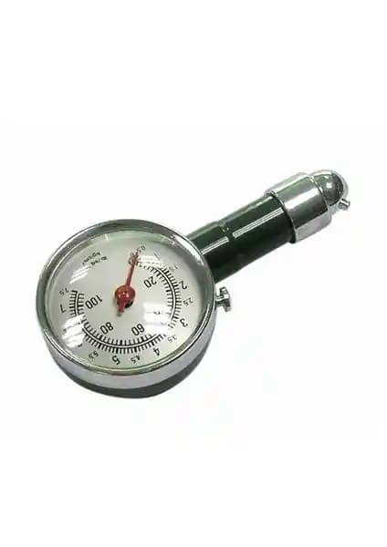Carub Çelik Gövde Hava Ölçme Saati 100 PSI - Güvenilir ve Hassas Lastik Basıncı Ölçüm Aracı