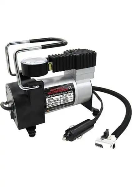 Carub Lastik Hava Kompresörü Metal Gövde ve Güçlü Piston ile Hızlı ve Güvenilir Hava Şişirme Çözümü
