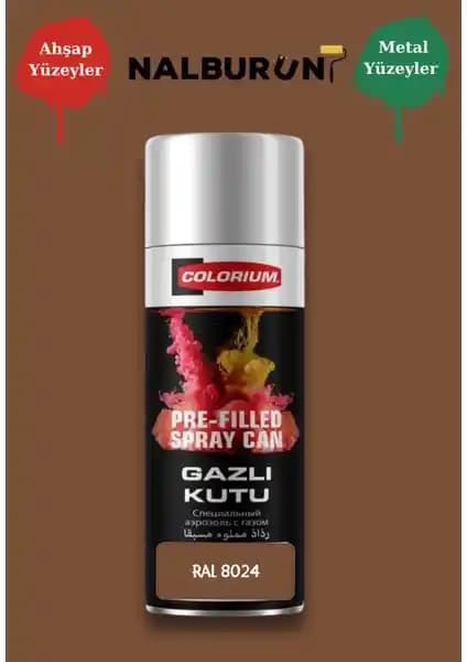 Colorium 213 Ral Renkleri Sprey Boya 400 ml Parlak ve Dayanıklı Yüzey Kaplaması