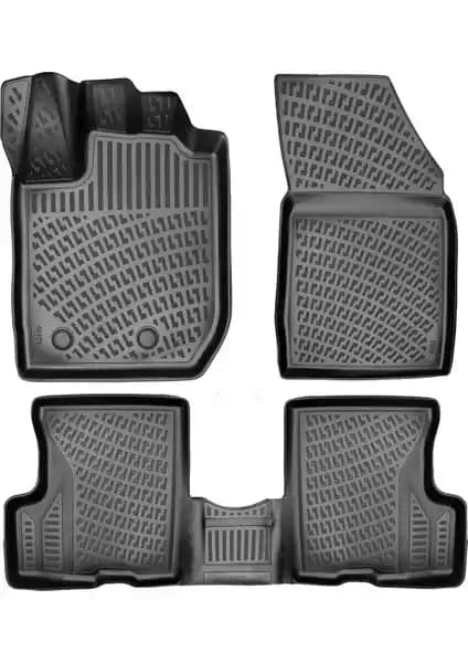 Dacia Duster 2023 Sonrası 4x2 İçin Rizline 3D Paspas Takımı Güncel ve Dayanıklı Tasarım