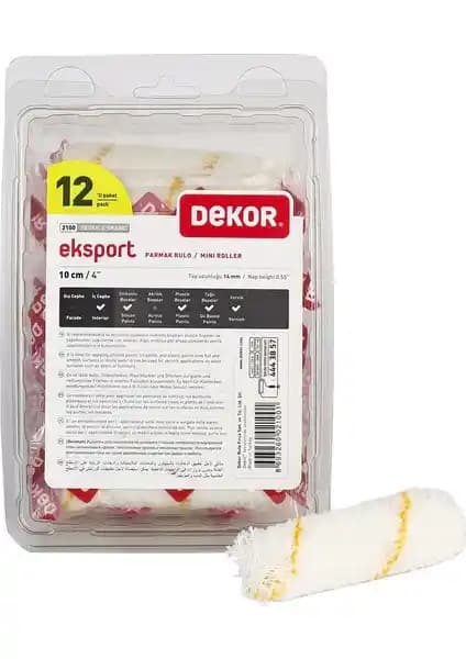 Dekor Export Saten Parmak Rulo: Yüksek Kalite İç Cephe Boya Uygulama Çözümü