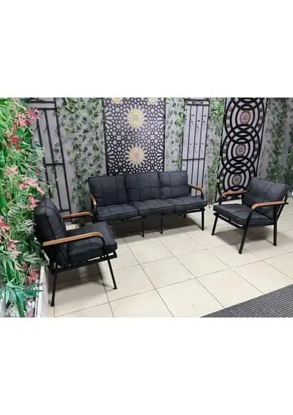 Dekoroom'un 3+1+1 Zen Bahçe Takımı: Dayanıklı ve Estetik Dış Mekân Mobilyası