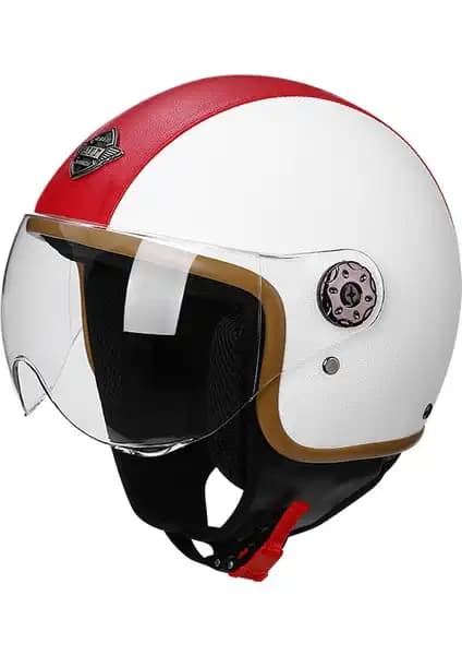 Devils Eye Black Tea Retro Kask ile Güvenli ve Şık Bir Sürüş Deneyimi Sağlayın