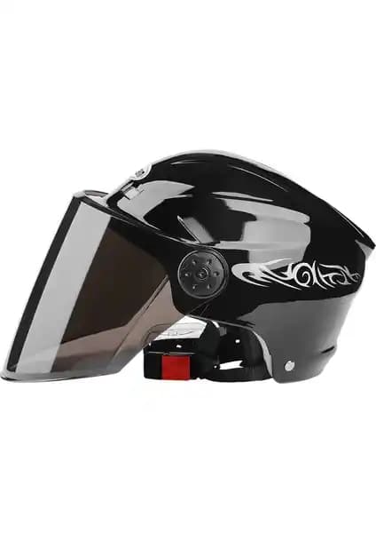 Dlloer Yarım Motosiklet Kaskı Yaz için Güvenli ve Şık Tasarım