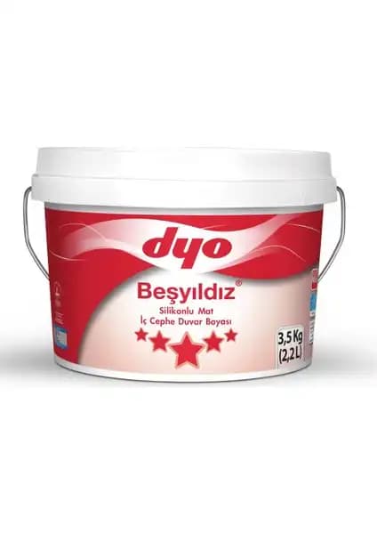Dyo Beşyılz Silikonlu Mat İç Cephe Boyası: Dayanıklı ve Estetik İç Mekan Boyası Çözümü
