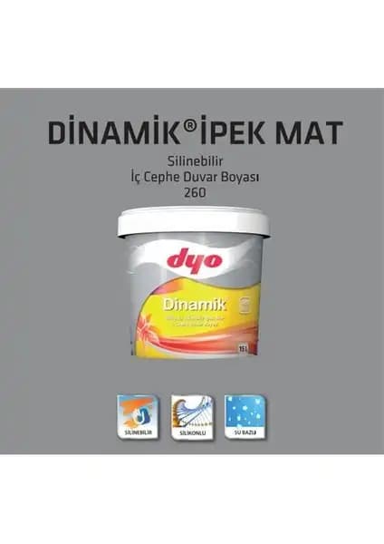 Dyo Dinamik Silikonlu Silinebilir İç Cephe Boyası 15 Lt Vizon Renk ile Estetik ve Dayanıklılık