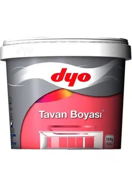 Dyo Dyo Tavan Beyaz 10 Kg İç Mekan Tavan Boyası Yüksek Kapatıcılık ve Estetik Sağlar