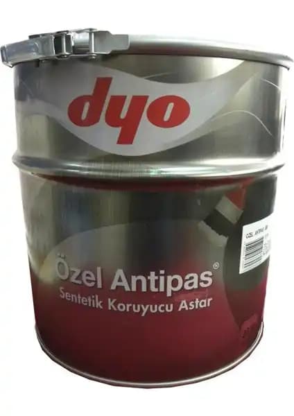 Dyo Özel Antipas 3 Kg Kırmızı Metal Yüzeyler İçin Pas Önleyici Güçlü Astar Çözümü