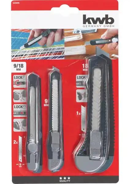 Einhell Kwb 3'lü Maket Bıçağı Seti: Hassas Kesimler İçin Dayanıklı ve Ergonomik Çözüm