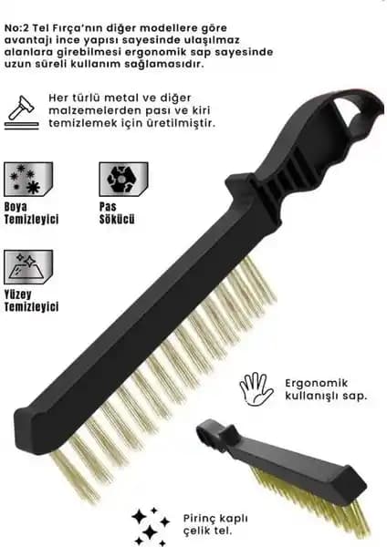 Eltos Tel Fırça: Dayanıklı ve Kullanışlı Temizlik Aracı, Ergonomik Tasarımıyla Fark Yaratır