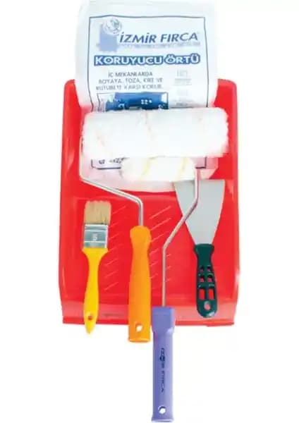 Ennalbur İzmir Profesyonel Boya Seti 20 Cm İç ve Dış Cephe Boyama Araçları