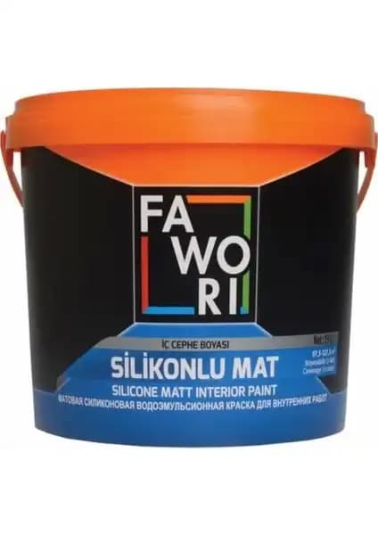 Fawori Silikonlu Mat İç Cephe Boyası 15 Litre ile Estetik ve Dayanıklı Duvarlar