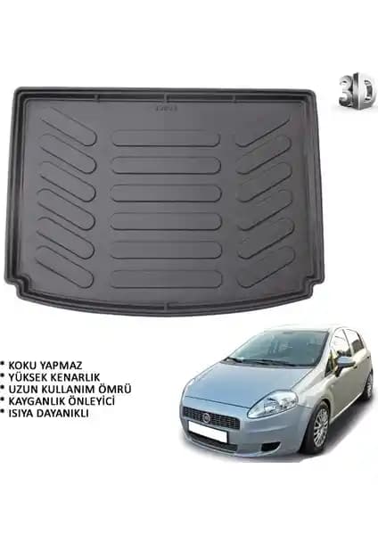 Fiat Grande Punto 3D Bagaj Havuzu: Dayanıklı ve Kolay Kullanımlı Koruma Çözümü