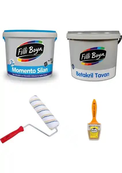 Filli Boya Momentosilan Silikonlu İç Cephe ve Tavan Boyası Seti ile Estetik ve Dayanıklılık