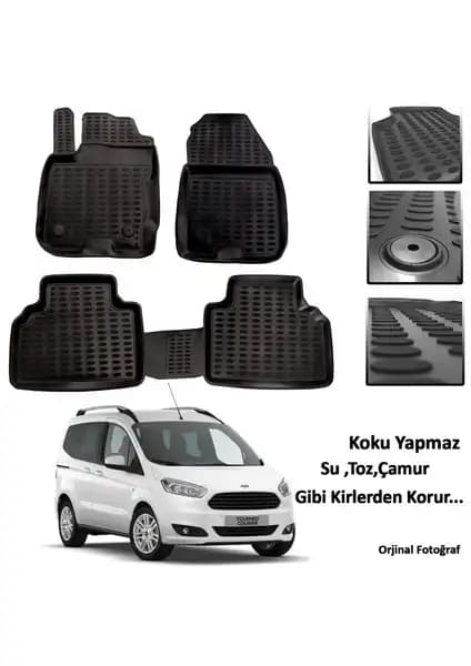 Ford Courier İçin 3D Oto Paspas Seti Güçlü ve Güvenilir Koruma Sağlar