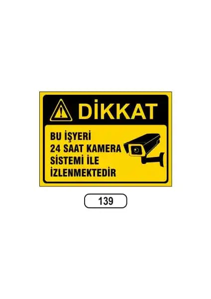 Gündoğdu 24 Saat Kamera Sistemi Uyarı Levhası Güvenliği Artıran Etkili Çözüm