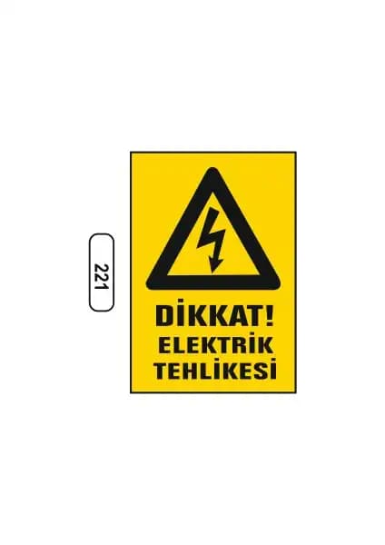 Gündoğdu Elektrik Tehlikesi Uyarı Levhası Güvenlik ve Dayanıklılık Özellikleri