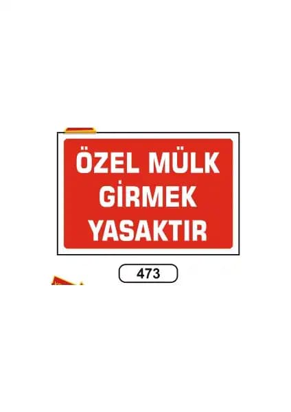 Gündoğdu Güvenlik ve Uyarı Levhası 25x35 cm dayanıklı ve net mesaj ile güvenlik sağlar