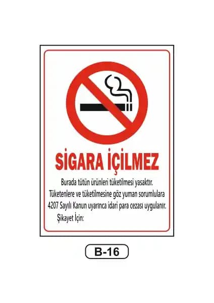 Gündoğdu Sigara İçilmez Uyarı İkaz Levhası: Güvenlik ve Sağlık İçin Etkili Çözüm