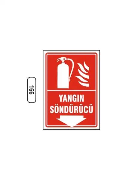 Gündoğdu Yangın Söndürücü Uyarı İkaz Levhası: Güvenlik ve Dayanıklılık Standartlarına Uygun