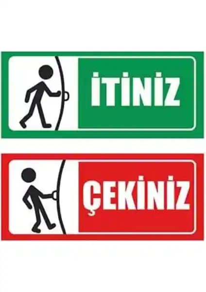 Güvenliği Artıran Dayanıklı Kapı Uyarı Etiketi Stickerleri Ürün Özellikleri ve Kullanım Alanları