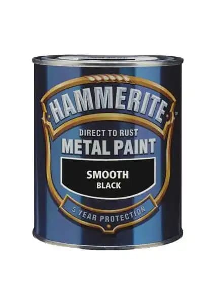 Hammerite Çekilmiştir Boya 1 Kg Siyah - Pas Önleyici ve Dayanıklı Metal Boyası