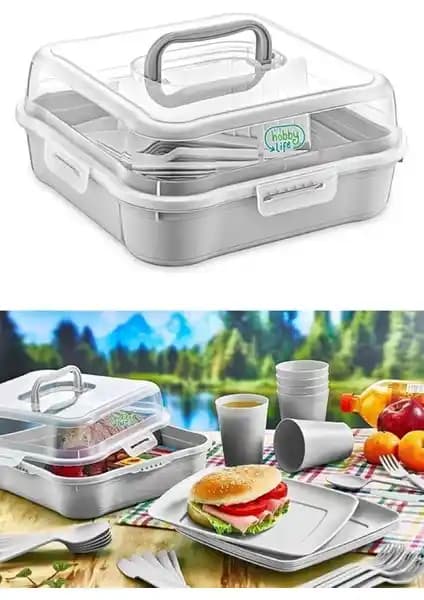 Hobby Life Lüks Piknik Sepeti: Şık Tasarım ve Pratik Kullanım ile Konforlu Piknik Deneyimi