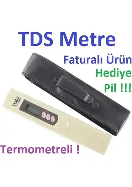 Hubstein TDS Metre Su Kalitesi Ölçüm Cihazı ile Güvenilir ve Pratik Su Analizi