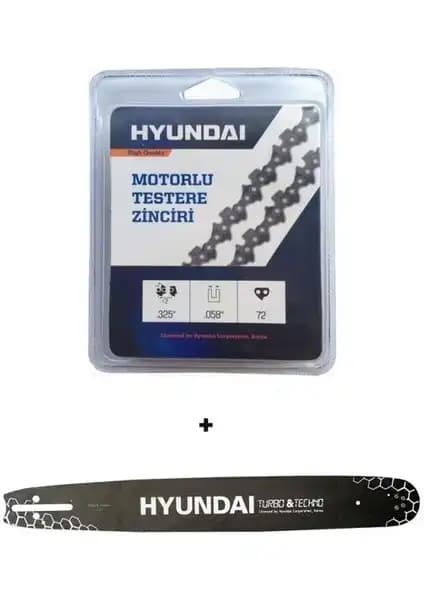 Hyundai Kılavuz+Zincir Set 325/36 Diş ile Hassas ve Güçlü Kesim Çözümü