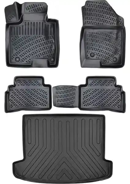 Hyundai Tucson 2021 ve sonrası için paspas ve bagaj havuzu seti detaylı inceleme