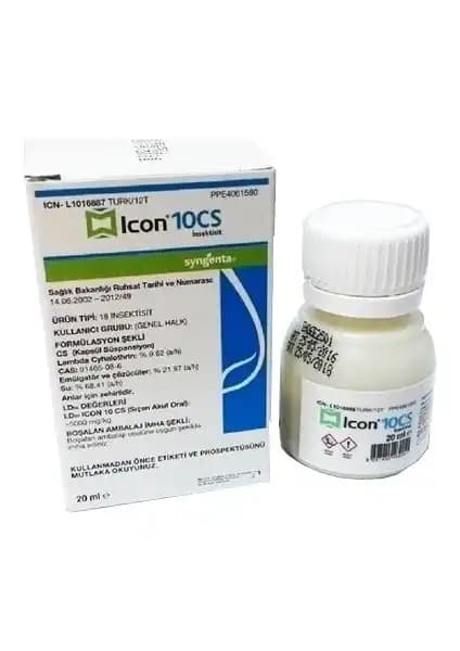 Icon 10 Cs Genel Haşere Giderici 20 ml ile Etkili ve Güvenilir Haşere Kontrolü Çözümü
