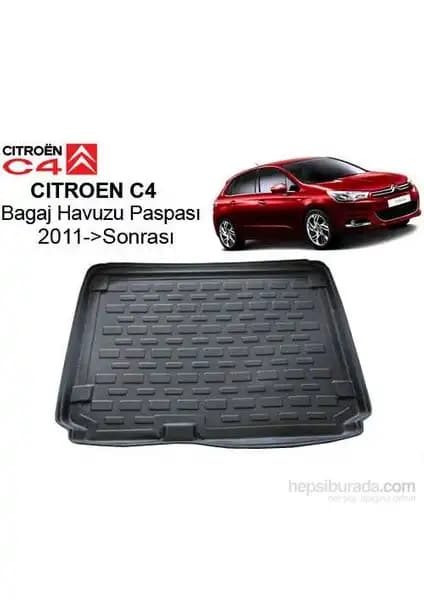 İmaj Yeni Citroen C4 İçin Özelleştirilmiş Bagaj Havuzu Paspası İncelemesi
